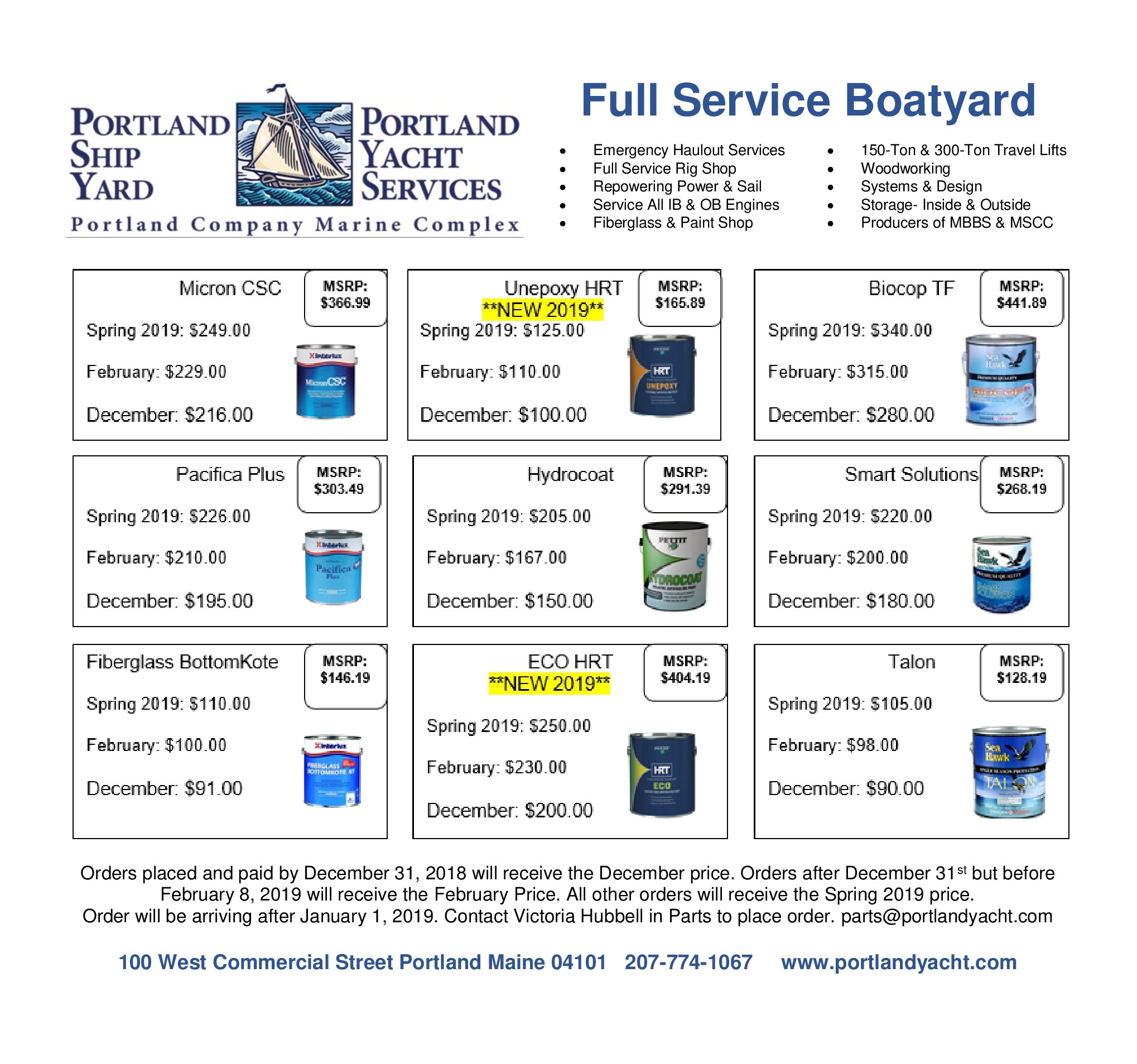 Portland Yacht Services: Full Service Boatyard